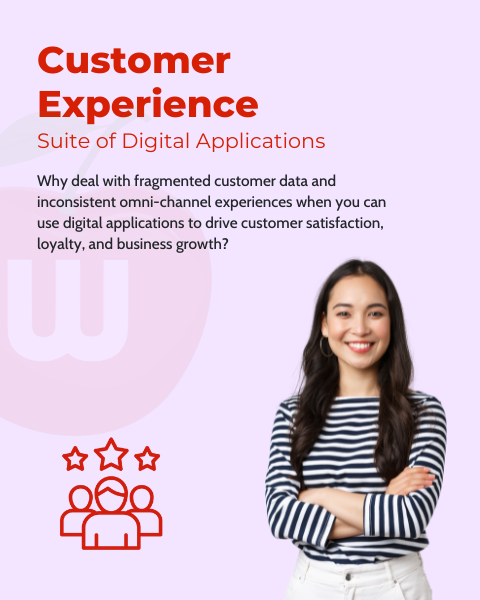 Customer Experience suite of digital applications mobile